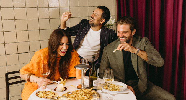 The Fritten: Ex-Manager von Ogilvy Germany und Envy gründen Beratung - Leonie Schüssler, Siyamak Jung und Niels Verlemann haben ihre Kreativberatung The Fritten an den Start gebracht – Foto: The Fritten