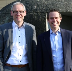 Dr. Ludger Schulze Pals (l.) und Malte Schwerdtfeger stehen knftig allein an der Spitze - Foto: LV Mnster