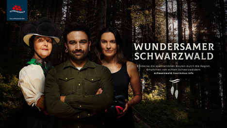 ressourcenmangel Stuttgart wirbt für den "wundersamen Schwarzwald" - Die Testimonial-Kampagne porträtiert "echte Schwarzwälder mit ihren Ecken und Kanten" (Bild: STG)