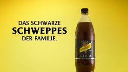 weigertpirouzwolf begleitet Produktlaunch von Schweppes Cola (Foto: Krombacher)