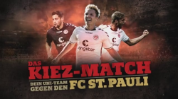 Techniker Krankenkasse und FC St. Pauli treten zum Kiez-Match an - Screenshot aus dem 'Kiez-Match'-Trailer