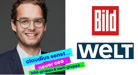 Axel Springer will Audio-Marktführer werden - Claudius Senst führt seit Juli 2021 die Geschäfte der Bild-Gruppe und der Welt-Gruppe bei Axel Springer - Foto: Daniel Seung Lee