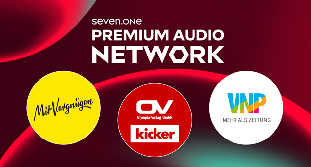 Seven.One Audio erweitert Podcast-Portfolio - Ausgewählte Podcasts von Mit Vergnügen, Olympia-Verlag und Verlag Nürnberger Presse ergänzen ab sofort das Premium Audio Network von Seven.One Audio – Foto: Seven.One Audio