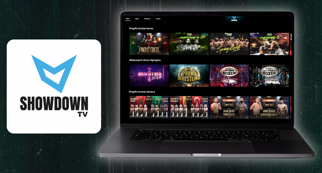 Banijay Media: Neue Streaming-Plattform für Entertainment-Content - Die neue Streaming-Plattform Showdown TV von Banijay Media Germany startet Ende April 2026 mit der ersten Live-Übertragung – Mockup: Banijay Media Germany GmbH