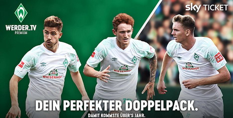 Sky und Werder Bremen starten Kooperation - Sky sieht die Kooperation mit Werder als Blaupause für weitere Partnerschafften dieser Art (Foto: Sky)