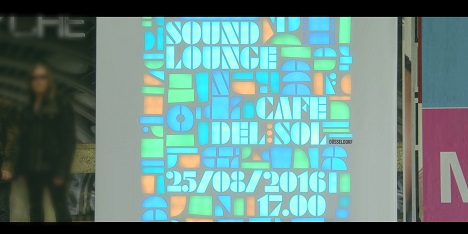 BBDO stellt neues Plakatmedium vor – das 'Soundlounge Poster' - Das neue Plakatmedium: das 'Soundlounge Poster' (Foto: BBDO)