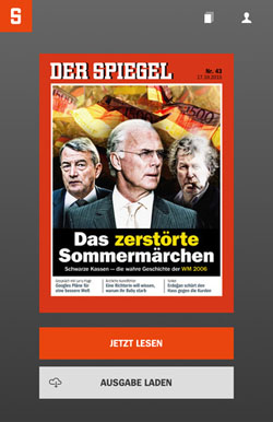 'Der Spiegel' konzipiert seine App komplett neu - Screenshot der neuen Speigel-App