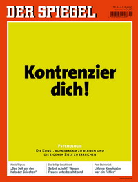 'Der Spiegel' 11/2015 ist Cover des Monats -