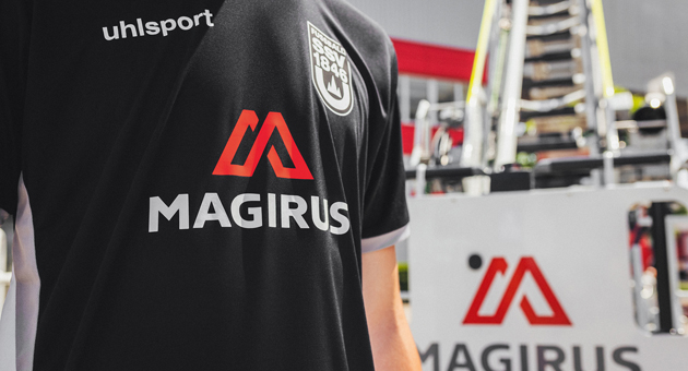 Magirus wird neuer Hauptsponsor des SSV Ulm 1846 Fußball - Das Magirus Logo ziert künftig die Trikots des SSV Ulm 1846 Fußball – Foto: Magirus