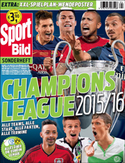 Cover des Sonderhefts 'Champions League'