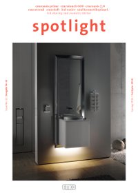 Cyclos gewinnt emco Bad als Neukunde - Titelseite des neuen Messemagazins 'emco spotlight' (Foto: Cyclos)