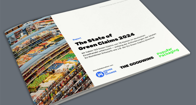 The Goodwins, House of Change und Popular Packaging haben den "State of Green Claims Report 2024" herausgegeben - Foto: Screenshot / House of Change