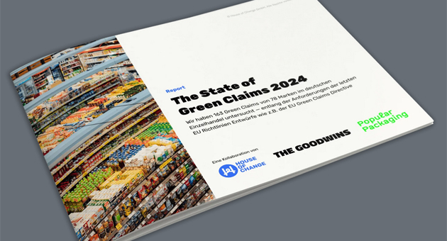Green Claims: Nur 3 von 163 erfüllen künftige EU-Anforderungen - The Goodwins, House of Change und Popular Packaging haben den "State of Green Claims Report 2024" herausgegeben - Foto: Screenshot / House of Change