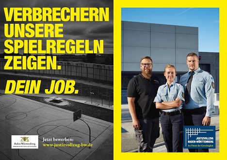 Das Justiz-Ministerium Baden-Wrttemberg geht in die Recruiting-Offensive (Foto: Super an der Spree)