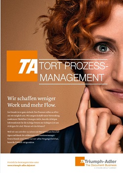 TA Triumph-Adler startet Imagekampagne mit BBS - Neue Kampagne für TA Triumph-Adler von BBS, Hamburg