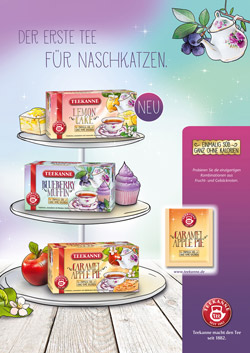 TBWA serviert neue Arbeit für Teekanne - Neues Anzeigenmotiv für das Produktsortiment Sweeteas von Teekanne (Foto: TBWA)