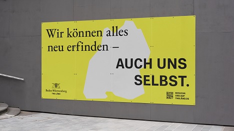 The Länd: Jung von Matt erfindet Baden-Württemberg neu - Motive wie dieses tragen den neuen Auftritt von Baden-Württemberg in die Öffentlichkeit - Foto: JvM