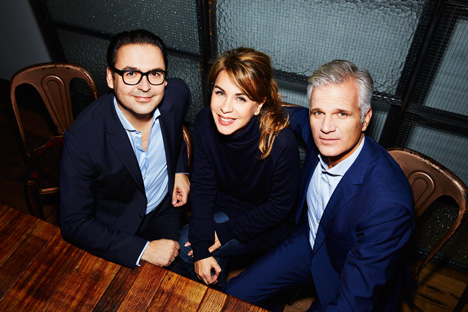 Heimat verliert den Lebensmittelhändler Rewe an thjnk - thjnk-Vorstände Armin Jochum, Karen Heuman und Michael Trautmann (Foto: thjnk)