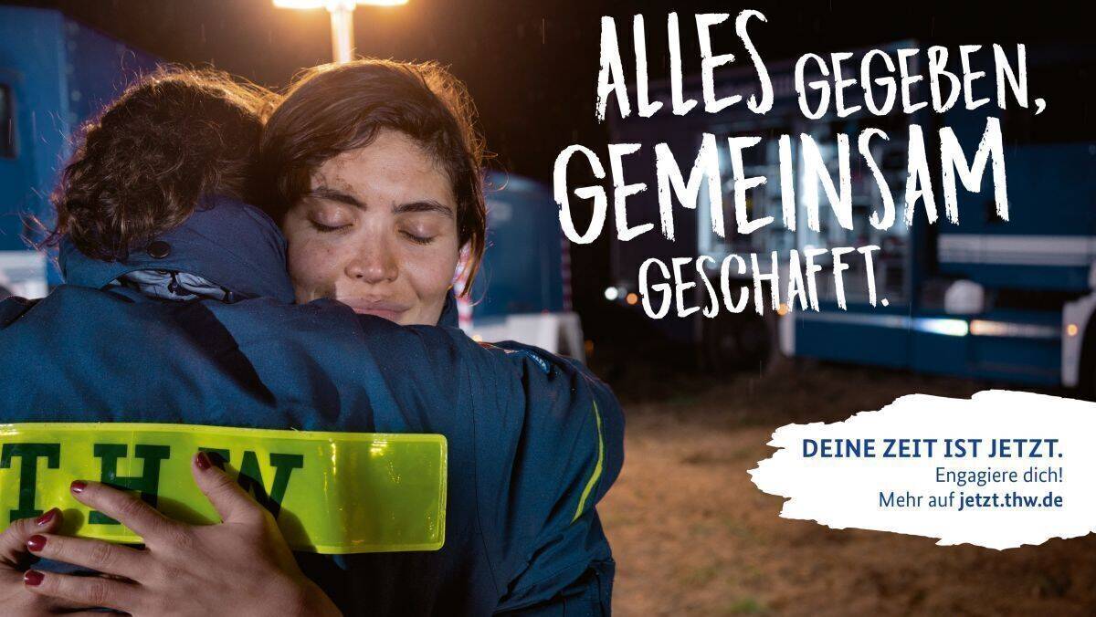 THW und Orca Campaign trommeln für das Ehrenamt - Das THW und ORCA Campaign trommeln für das Ehrenamt - Foto: THW / ORCA