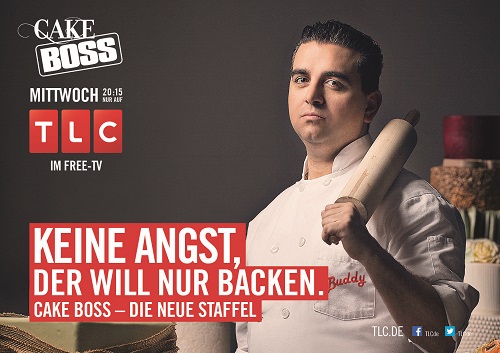 TLC und Grey backen gemeinsam für den 'Cake Boss' - Der 'Cake Boss' flimmert seit 2014 über deutsche Bildschirme (Foto: Discovery Networks)