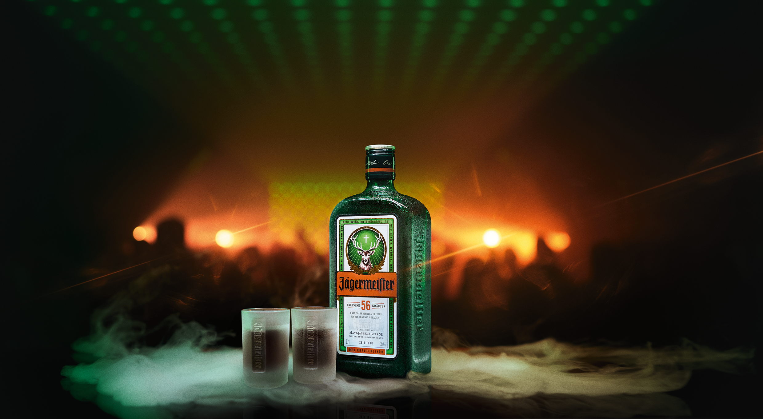 Jägermeister geht europaweit mit BE THE MEISTER on Air - Das Keyvisual der neuen Jägermeister BE THE MEISTER-Kampagne – Bild: Mast-Jägermeister