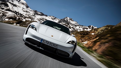 UDG kreiert Modellseite für den neuen Porsche Taycan - Porsche launcht sein neues Modell Taycan (Foto: Porsche AG)