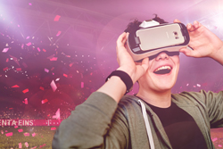 Fußball: Telekom Cup erstmals als 360-Grad-UHD-Livestream - Telekom-Fußballturnier wird zum interaktiven 360-Grad-Erlebnis (Foto: Telekom)