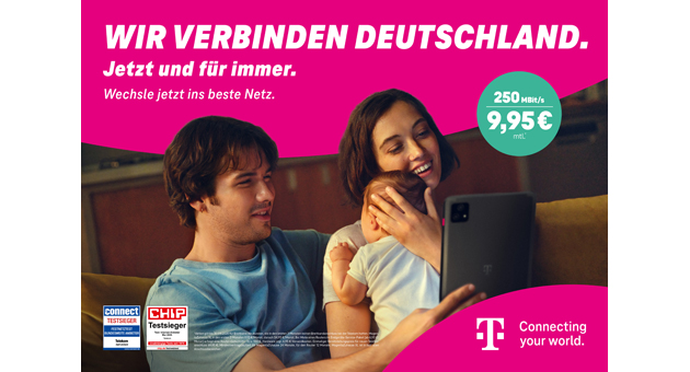 Telekom wirbt mit Adam & Eve für neues Breitbandangebot - Adam & Eve konzipierte die Festnetzkampagne für die Deutsche Telekom – Foto: Telekom