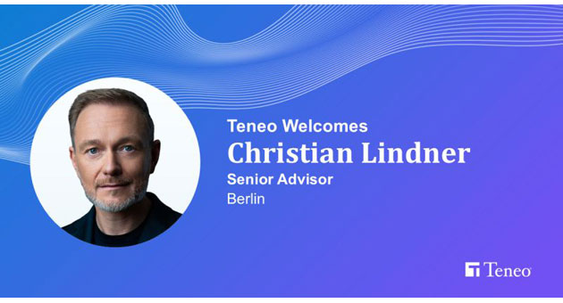 Christian Lindner wird Senior Advisor bei Teneo - Der ehemalige Bundesfinanzminister und FDP-Chef Dr. Christian Lindner wird Berater bei Teneo - Abb.: Teneo