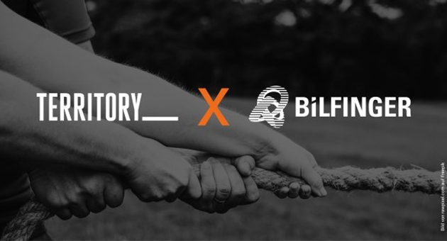 Bilfinger baut auf Territory - Territory wird schwerpunktmäßig in den Bereichen B2B, B2E und Nachhaltigkeitskommunikation für Bilfinger tätig – Foto: Territory Agency