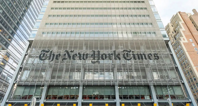 Als erstes Medienunternehmen verklagt die New York Times die Softwareunternehmen Open AI und Microsoft  Foto: Sasha Maslov/The New York Times
