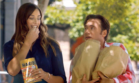 Haribo bringt mit thjnk neuen TV-Spot mit Bully on Air - Bully bewirbt Haribo-Goldbären im TV (Foto: Screenshot)