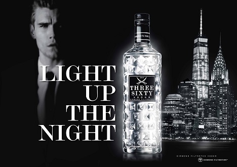 'Three Sixty Vodka' macht Party - 'Three Sixty Vodka' mit der 360°-Kampagne “Light Up The Night” (Foto: Three Sixty Vodka GmbH)
