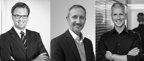 Das neue It Works-Fhrungs-Trio: Tobias Baumann (Head of Finance), Bernd Rabsahl (CEO) Lars Kirschke (Chief Product Officer)