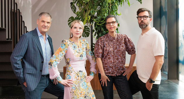 Shift Agency erweitert Portfolio und Führungsteam - BU: (vl.) Tobias Kirchhofer, Dorothea Feurer, Katja Böhne, Jan C. Portz – Foto: Dieter Schwer