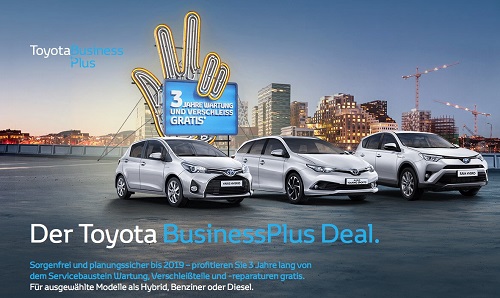 Toyota und Saatchi & Saatchi werben für Geschäftskunden Service - Die Neonhand ist das Keyvisual der Business-Kampagne für Toyota Deutschland (Foto: Saatchi & Saatchi)