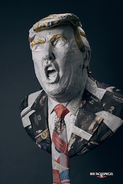Mit '365 Trump' prsentiert S&F ein neues preisverdchtiges Projekt fr den 'Tagesspiegel' (Alle Bilder: S&F)