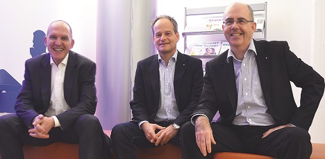  (v.l.) UGW-Vorstands-Trio Peter Daube, Torsten Kiesslich und Thomas Otte (Foto: UGW)