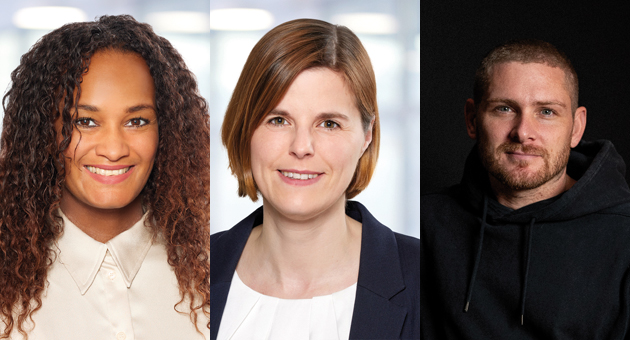 Mennekes kürt neue Kreativ-Agentur - Marketingleiterin Business Unit Industry Ikodia Ubani und Christina Debus, Leiterin des zentralen Marketings, von Mennekes kümmern sich gemeinsam mit CCO und Managing Partner von Parasol Island Nils Hartmann um die Zusammenarbeit im Rahmen der Etat-Vergabe –Fotos: Yps Agentur