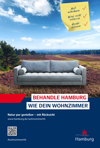 Zentrales Element der Kampagne der Hamburger Umweltbehrde ist die Couch - Foto: Gute Leude Fabrik