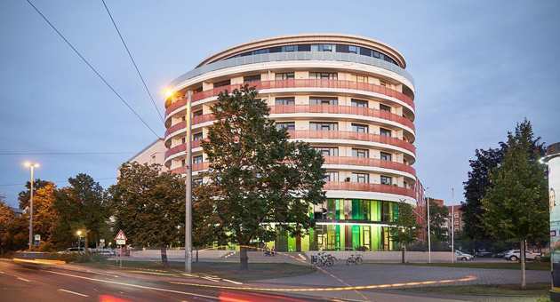 Unitas richtet Markenauftritt zum 70-jährigen Bestehen neu aus - Die Geschäftsstelle der Wohnungsgenossenschaft Unitas in Leipzig – Foto: Unitas