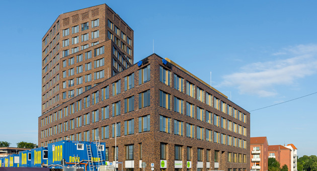 VBG entscheidet Marketing-Pitch - Die Hauptverwaltung der Verwaltungs-Berufsgenossenschaft in Hamburg – Foto: VBG