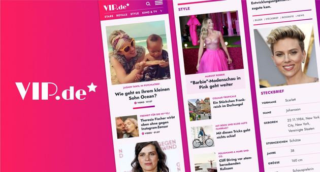 Das RTL-Promi-Portal VIP.de wurde in die Women, People & Family Redaktion von Gruner + Jahr integriert - Foto: RTL Deutschland