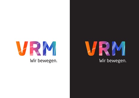 Markenrelaunch von Exozet: Aus Verlagsgruppe Rhein Main wird VRM - Das neue Markenzeichen und der neue Claim der VRM (Foto: Exozet)