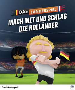 VW pfeift EM-Spiel Deutschland vs. Holland an -