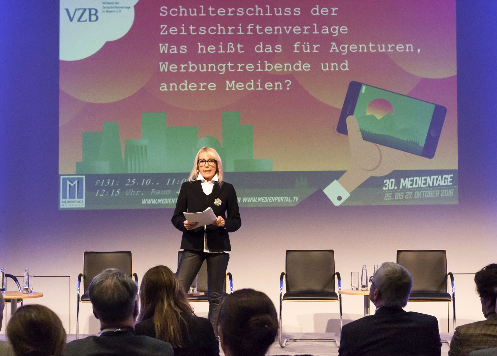 VZB: Die Zukunft der Verlage im Fokus - Waltraut von Mengden (VZB) auf den Medientagen München