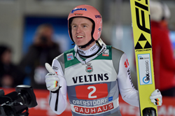 Unbersehbar dabei: Veltins als Sponsor im Wintersport (Foto: Veltins)