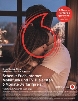 Vodafone will Familien zu Weihnachten zusammenbringen - Vodafone macht Geschenke zu Weihnachten - Foto: Vodafone
