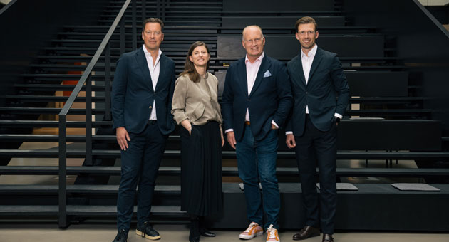 WEFRA LIFE und Mediaplus gründen internationale Healthcare-Agentur - Wollen WEFRA MEDIAPLUS GLOBAL HEALTH zum Top-Player machen (v.l.): Matthias Brüll, Marina Sperling, Matthias Haack und Adrian Haack - Foto: Thorsten Joachim