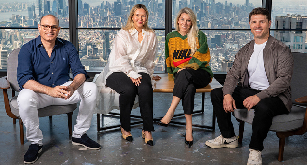 Ogilvy beteiligt sich an Article 41 und macht Vickie Segar zur Global Chief Sports & Entertainment Officer - WPP beteiligt sich an Article 41 und stellt neue Führungsriege vor (v.li.): Laurent Ezekiel, Meredith Allen, Vicky Segar und Ben Gildin - Foto: Ogilvy